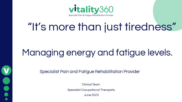 Our conference is next week- on line with option to purchase the recordings. Suitable for anyone who has fatigue,  supports someone with it or works with clients with this symptom whatever the cause #fatigueconferencev360 #mecfs #fibromyagia #pain #postviralfatigue #longcovid