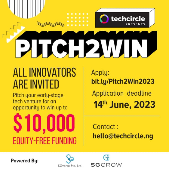 Calling All Innovators: Pitch2Win Offers a Chance to Win $10,000 Cash Prize. Startup application here: startuplagos.net/post-detail/77… #startup #Competition #CallforApplications #Innovators