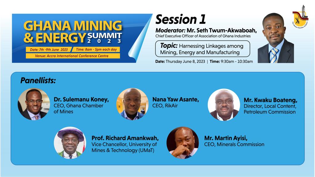 Wampex25's tweet photo. HAPPENING NOW: Our first-panel discussion on "Harnessing Linkages among Mining, Energy, and Manufacturing" #GMES23 https://t.co/zjwt9EunJg