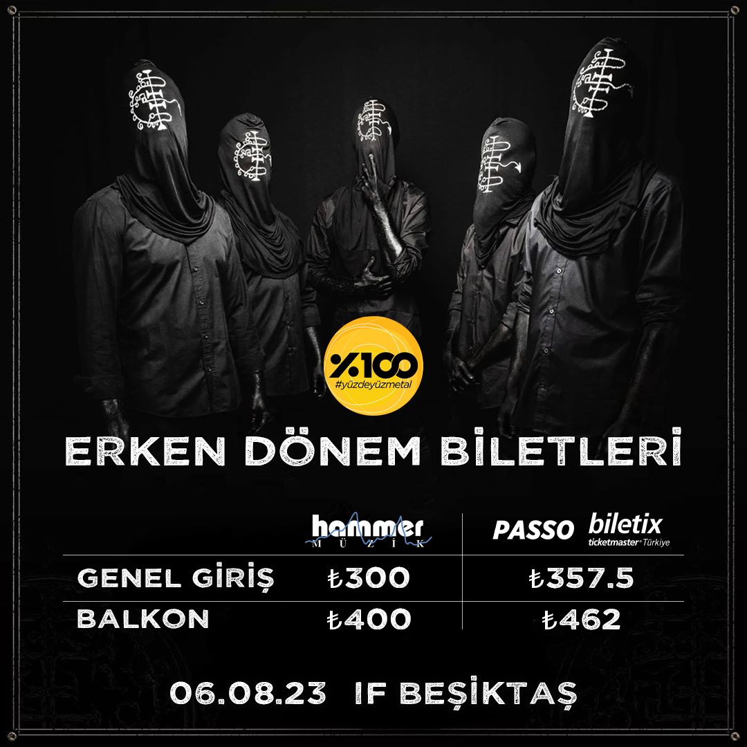 Erken dönemin sonuna yaklaşıyoruz! 6 Ağustos @gaerea_official konserinin en uygun biletleri @HammerMuzik'te.