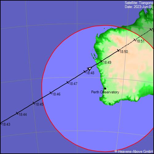 #Perth #WA the Chinese Tiangong Space Station will fly over at 6:45 pm

#perthnews #perthevents #wanews #communitynews #westernaustralia #perthlife #perthtodo #perthhappenings
