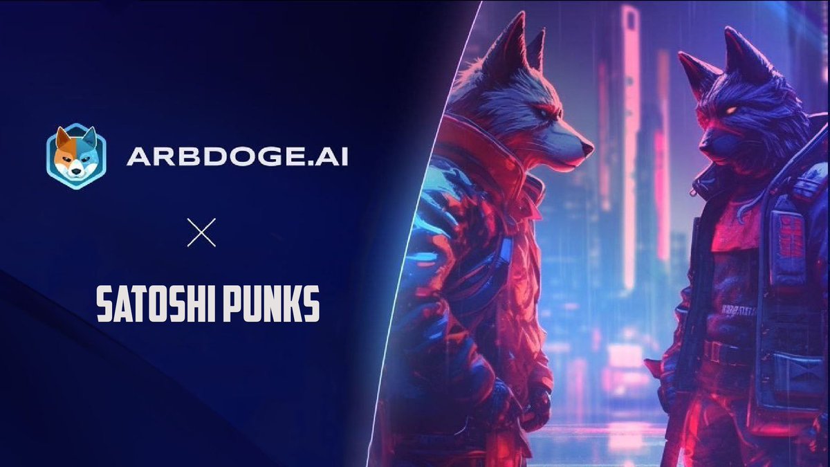 SatoshiPunksNFT's tweet photo. 🟧 @SatoshiPunksNFT x @ArbDogeAI collab giveaway! 
x5 Guaranteed WL spot for the upcoming @ArbDogeAI NFT mint!   

Requirements:    
🟧Follow @SatoshiPunksNFT and @ArbDogeAI 
🟧Like retweet &amp; tag your 3 friends
🟧Turn on Notif 🔔

 ⏰24hours

#BRC20 #btc  #Ordinals https://t.co/KZhSmMuUMJ
