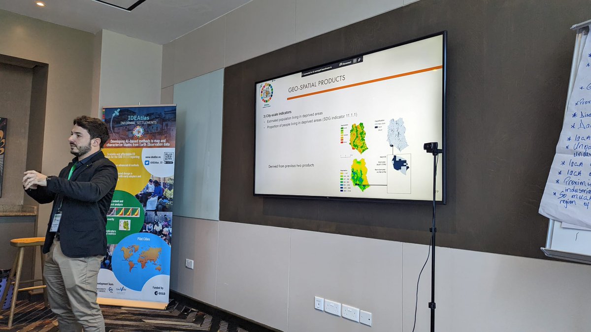 LivingLab in #Nairobi mapping deprivation #informal area at @aphrc @IDEAtlas_EO (funded by @ESA_EO), including @IDEAMAPSNetwork. Great insights on diversity of deprivation. Thanks to contributions of stakeholders (e.g., @mapkibera @nicerawanjiruki, @sdi_net) @FacultyITC