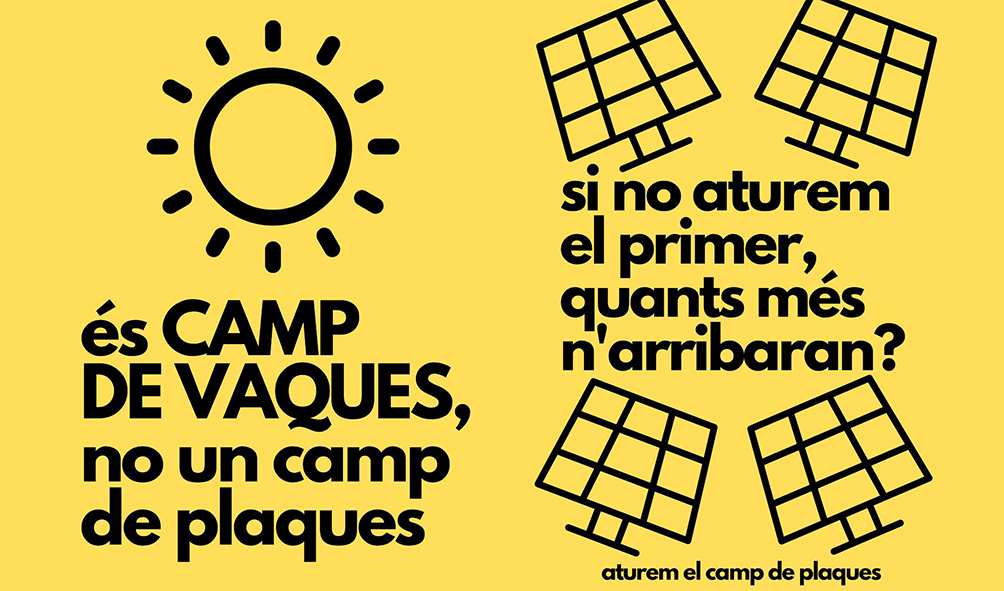 Renovables SÍ, però NO així: A Campdevaques, cap CAMP DE PLAQUES! via <a href="/xsecat/">Xarxa per la sobirania energètica (Xse)</a> dlvr.it/SqLhxQ
