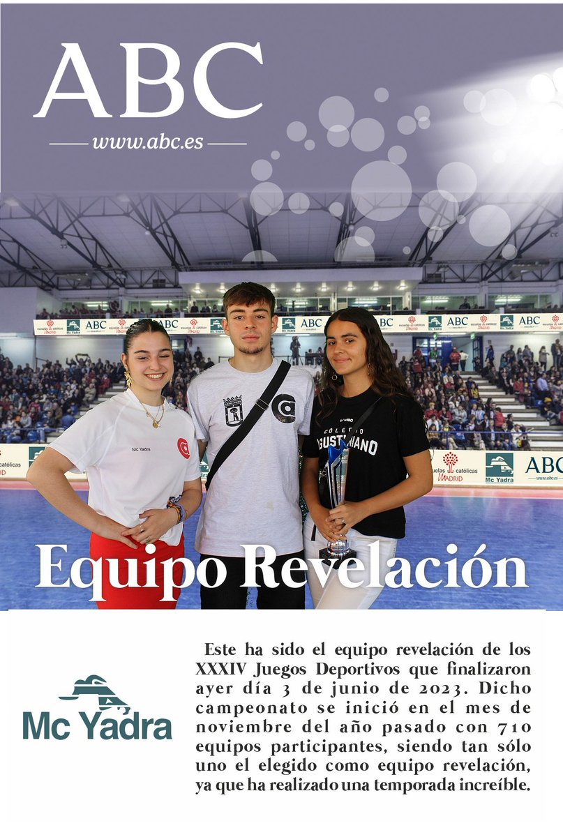 Mención especial para nuestro Gus y nuestra Ana , en la categoría de Futsal Femenino !!

Seguimos creciendo gracias a ese empuje y esa motivación que hacen que se nos considere por un trabajo muy bien realizado.

1,2,3, 🗣️ AGUSTINIANO!!

Futsal Femenino, siiiii !!!
💪⚽♥️
