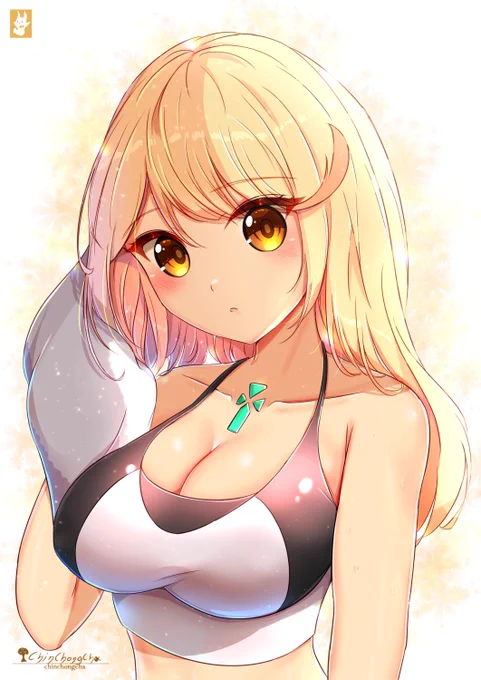 Mythra workoutヒカリ  #Xenoblade #XenobladeChronicles2