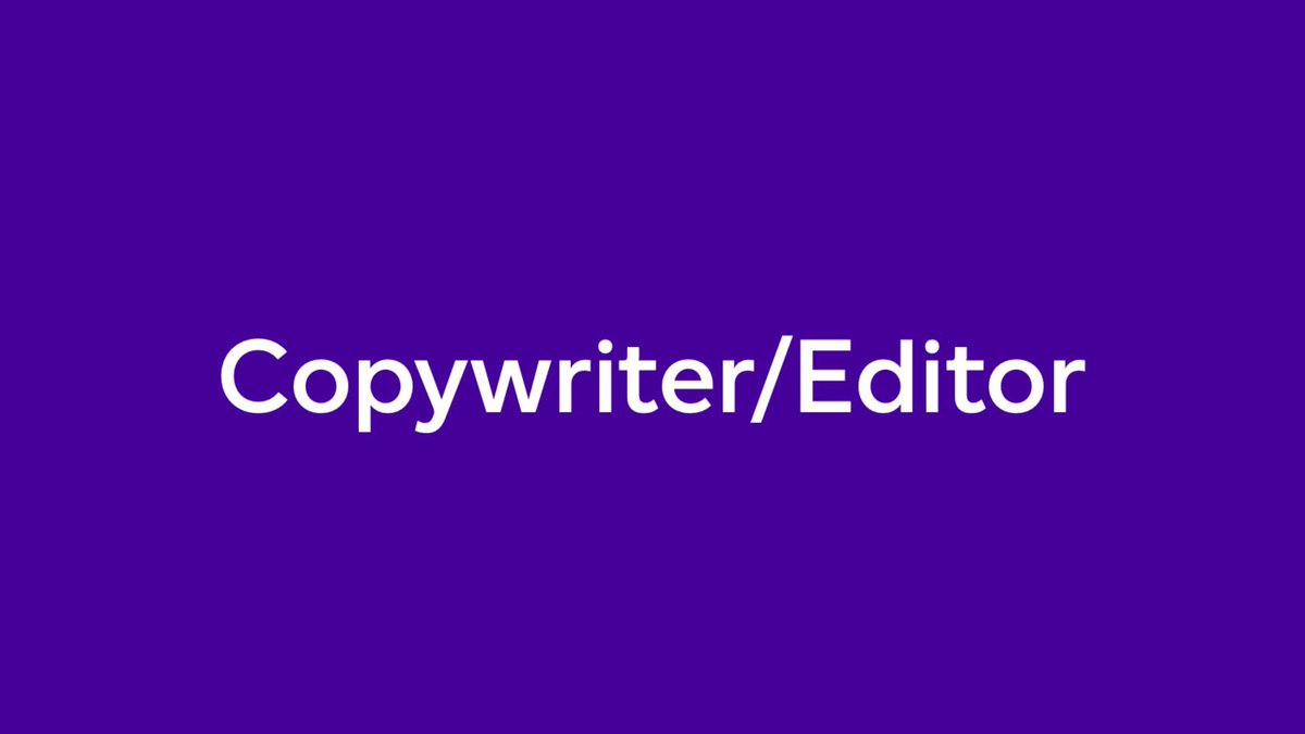 AgentMarket_X's tweet photo. We're hiring 💫

Are you a super-proactive, creative, inventive, and passionate copywriter/editor?

Then this could be your new role! 

Apply today: https://t.co/gTXF3klvsR https://t.co/N1aYJ3ebBt