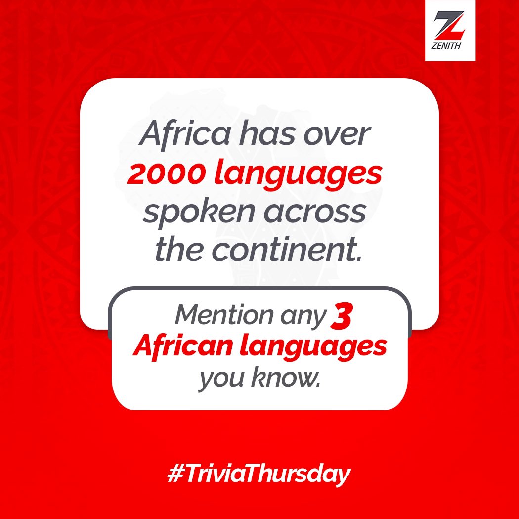 Mention any 3 in our comments section. 

#ZenithBankGhana
#EazyBanking
#InYourBestInterest
#TriviaThursday