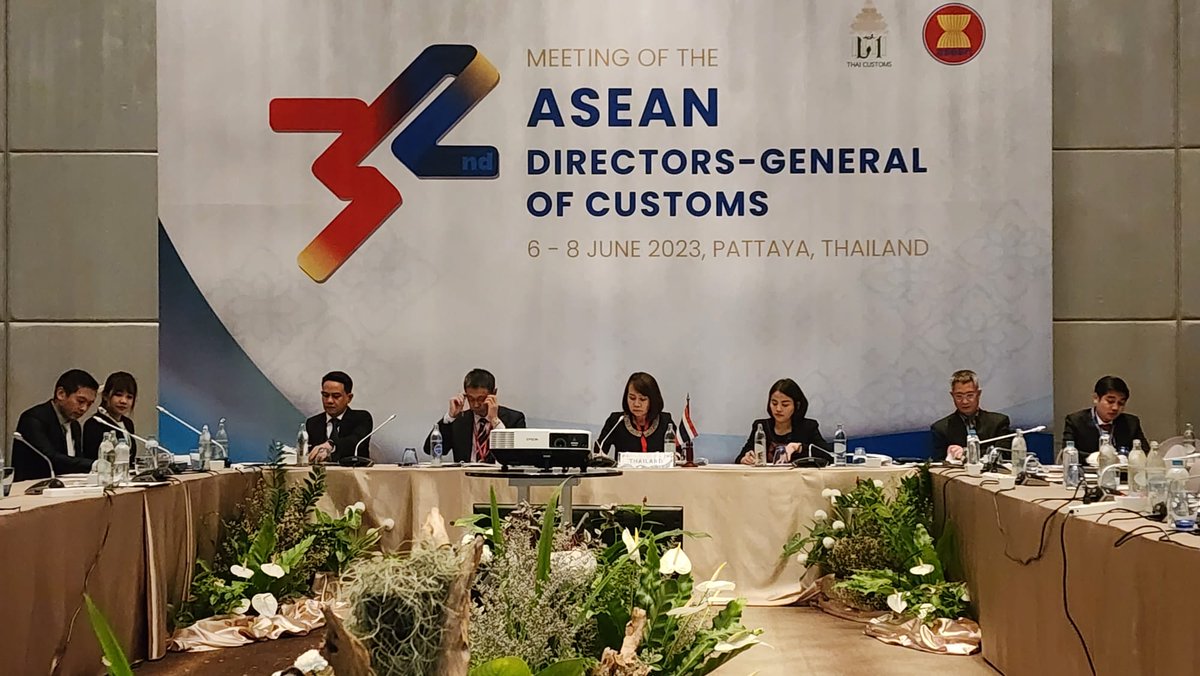 Our meetings today in Pattaya, Thailand with @ASEAN Customs Directors-General, provided @TRACIT_org, @EU_AseanBC, @APISWA_ with valuable opportunities to emphasize best practices and the critical role of Customs in stopping #illicittrade.
