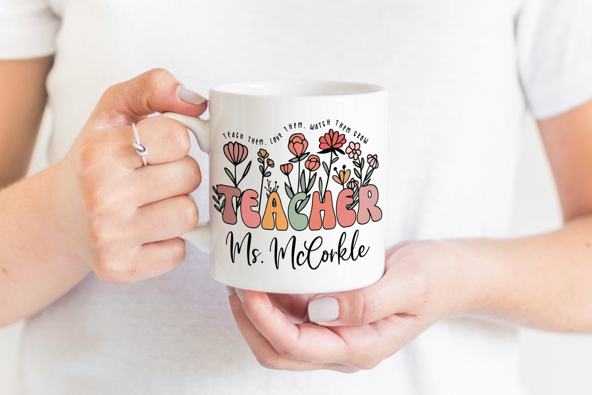 #etsy shop: Personalized Teacher Gift, Teacher Appreciation Gifts, Gift For Teacher, Teacher Coffee Mug Gift, Custom Teacher Mug, Teacher Birthday Gift etsy.me/3N3RzS2 #ceramic #teachergift #giftforteacher #teachermug #personalizedgift #endofschoolgift #persona