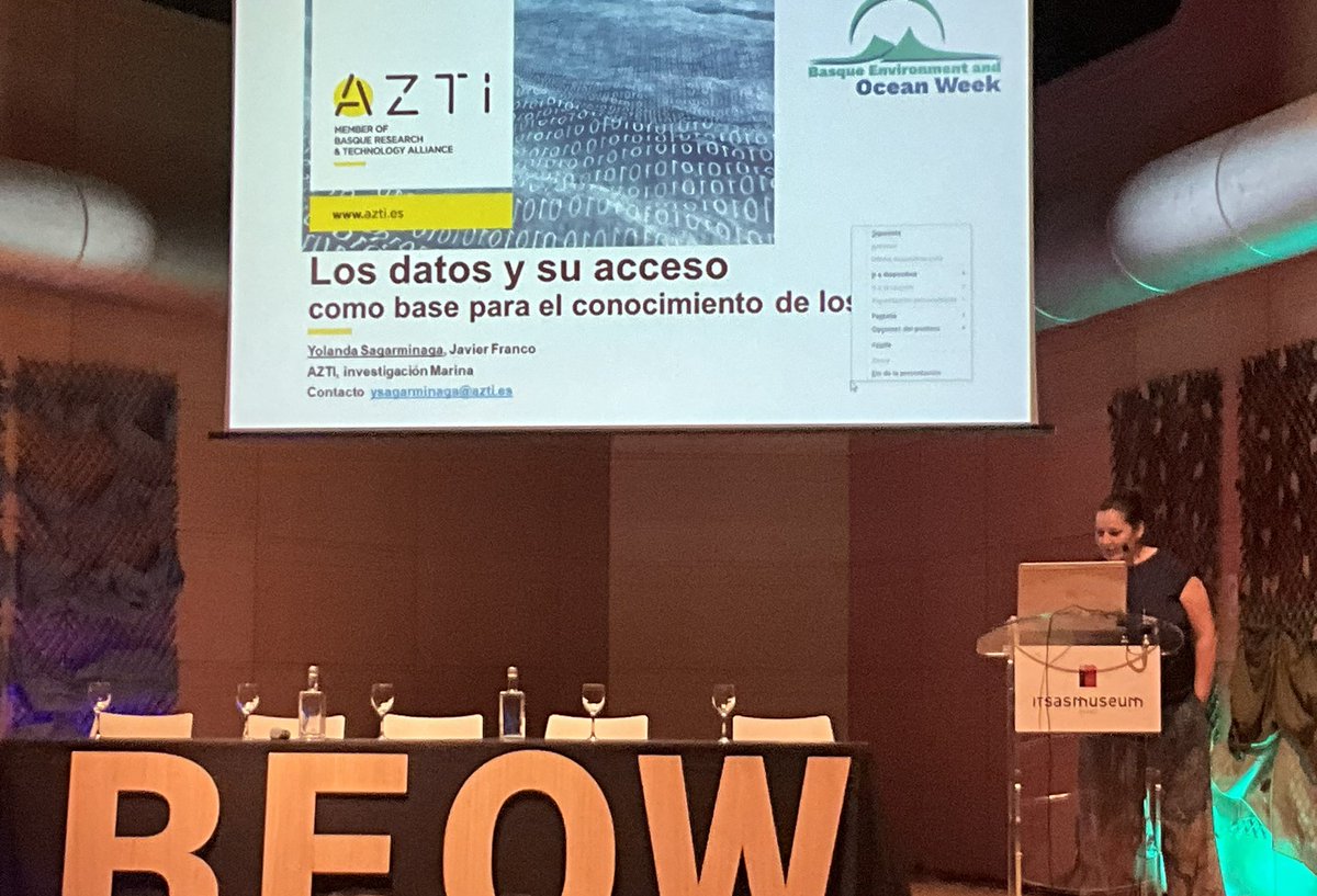 Yolanda Sagarminaga de <a href="/azti_brta/">AZTI</a> en la sesión #Océanos:#TidesareChanging en las #JornadasParaElPlaneta organizadas por <a href="/nakusarbe/">Nakusarbe</a> <a href="/Itsasmuseum/">Itsasmuseum Bilbao</a>
en la <a href="/BEO_Week/">Basque Environment and Ocean Week</a>  <a href="/pie_upvehu/">PiE-UPV/EHU</a> <a href="/CSIC/">CSIC</a> <a href="/EMBLtrec/">EMBLtrec</a> <a href="/IEOoceanografia/">Instituto Español de Oceanografía (IEO-CSIC)</a> #WorldOceanDay #DiaMundialOcéanos #OceanDecade #DatosMarinos