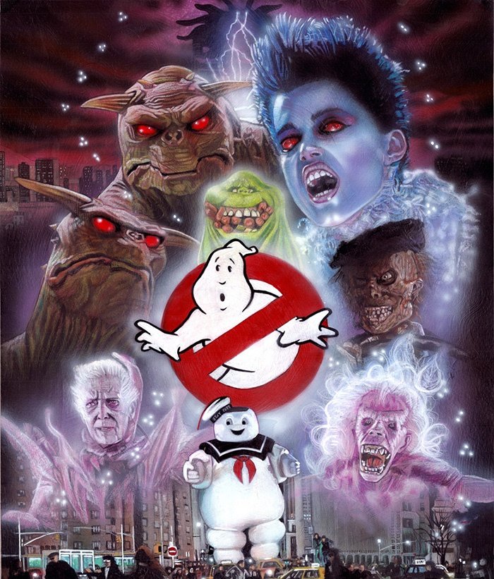 Quote it if you know it? 

Released on this day, 1984.
(Art by Paul Butcher)
#ghostbustersday