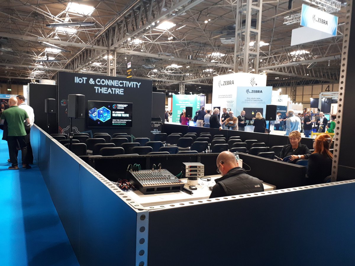 Is this a good approach?
Sticking an open "seminar area" in the middle of a busy trade show floor.
What is wrong with having a proper conference setting, where you can actually here yourself think?
#JustSaying