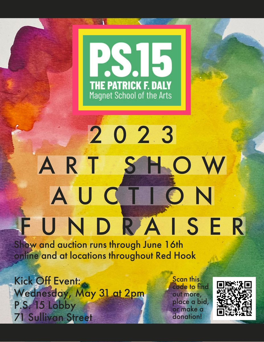 Support PS15 in RedHook and the brilliant creativity of their students! event.auctria.com/687843d1-9e50-…