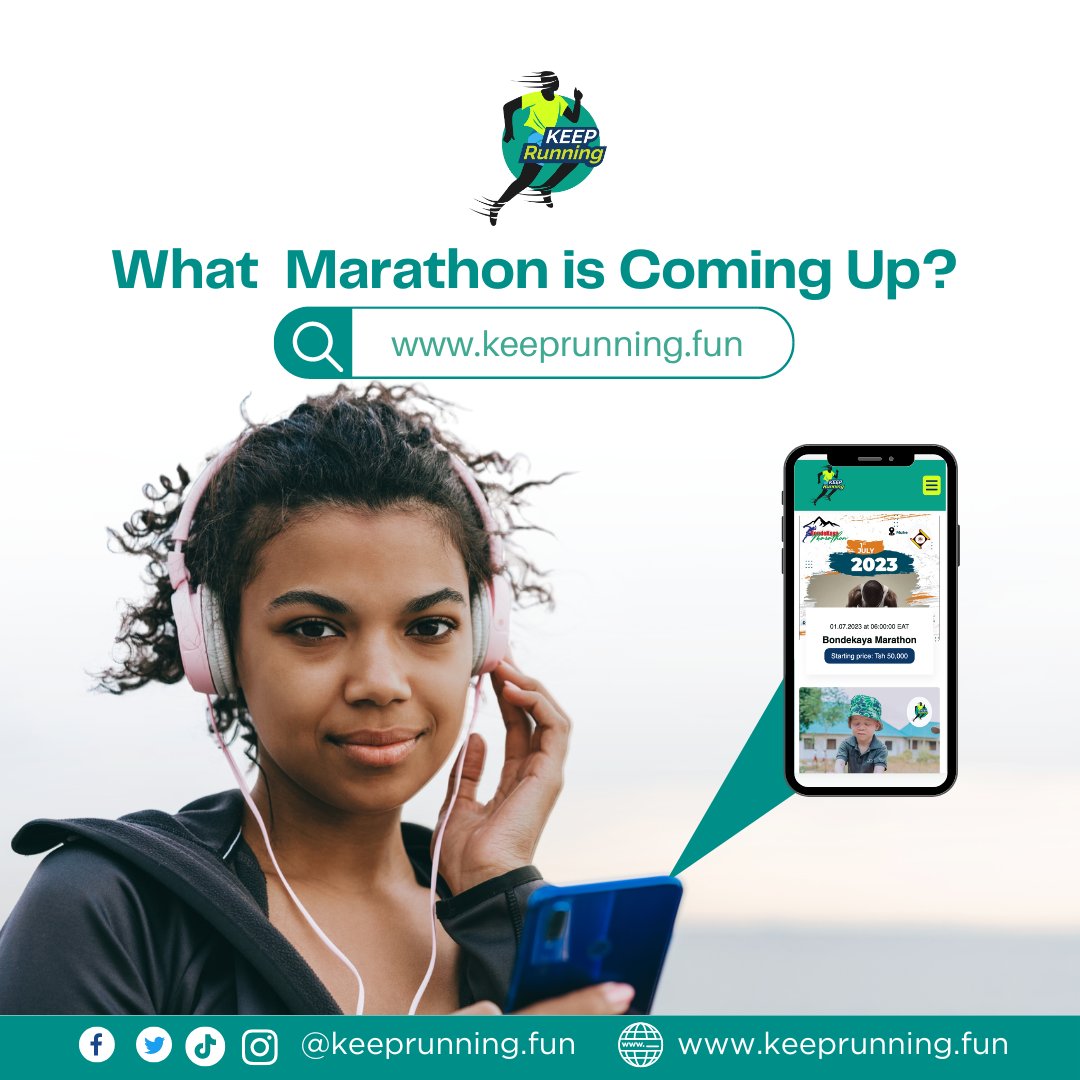 keeprunning_fun's tweet image. Looking for the next Marathon to attend? Keeprunning has got you covered, browse keeprunning.fun and register for the marathon of your choice.

#marathon2023 #marathoners #marathonlovers #marathontanzania #yournextmarathon #marathondestination #upcomingmarathons