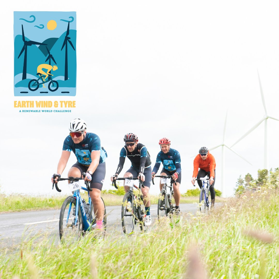 🚴 Our Earth Wind &amp; Tyre cyclists are on day 8 of their month-long 100-mile challenge, and they have clocked up a cumulative total of 507 miles of cycling so far! Join us in wishing them good luck for the challenge ahead! 🚴‍♀️ 

#EarthWindTyre #100miles #pedalforpower