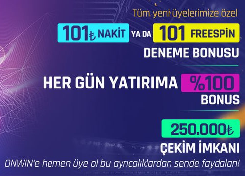 onwingiriss's tweet photo. 💰#ONWİN'de Yatırımsız Çevrimsiz 101 TL NAKİT YA DA 101 FREESPİN #DENEMEBONUSU💸
👉Giriş:https://t.co/OzJmI8kYQW
#onwintwitter #BET #bahis #denemebonusu #matbet #bonus #casino #onwingiris #OnwinGiriss #slot #bedavabahis #bedavabonus #freespin #freebet #onwin #OnwinCanlıBahis https://t.co/ETypn3R7DW