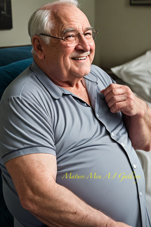 Mature Men A.I Gallery on Twitter "1,2,3 or 4? Daddy Home Alone in pyjamas gaybear gaydaddies