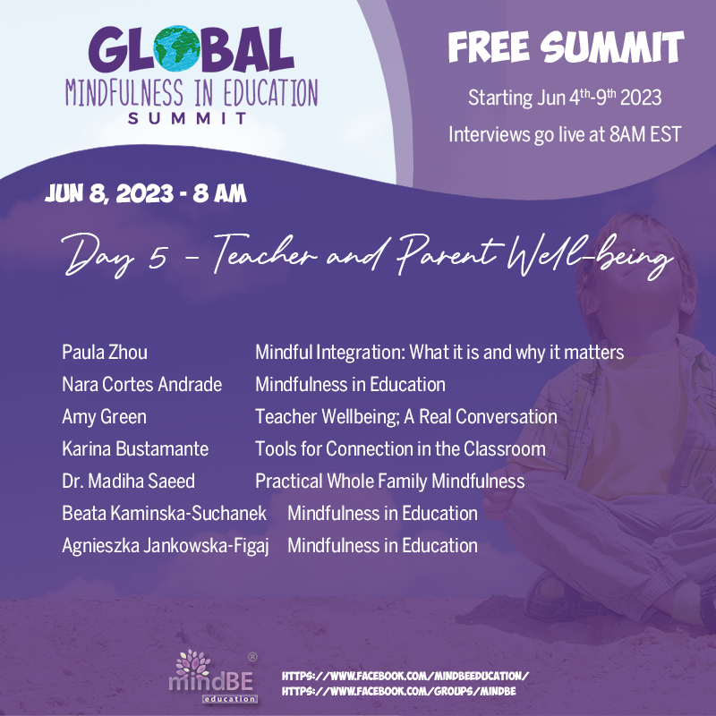 We cannot thank you enough for your continued. 
Watch Day 5 here >> mindbeeducation.vipmembervault.com/products/units…
#GlobalMindfulnessinEducationSummit2023 #MindfulnessForKids #MindfulLearning #MindfulEducation #SEL #mindfulness #MindfulParenting #MindfulTeaching #DrHelenMaffini #DrChrisWillard #MindBe