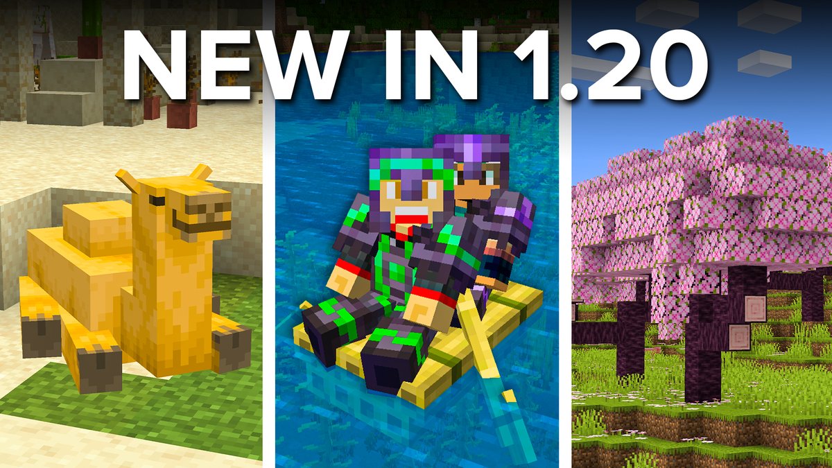 What's your favourite thing from the 1.20 Update so far?  I like the armor trims A LOT!
Also, if you haven't seen the update video: youtu.be/dSm0nhrFH60