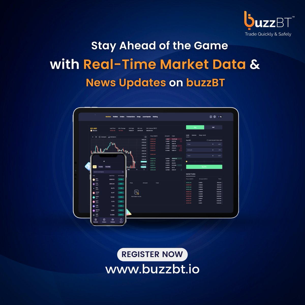 buzzBTOfficial's tweet photo. 📈 Stay ahead of the game in the dynamic world of cryptocurrency with buzzBT! Our platform provides real-time market data and news updates, ensuring you're always informed about the latest trends and developments.
Register Now: https://t.co/ooZjr464co
#BUBT #buzzBT #investor https://t.co/l0ZR0HpX4A