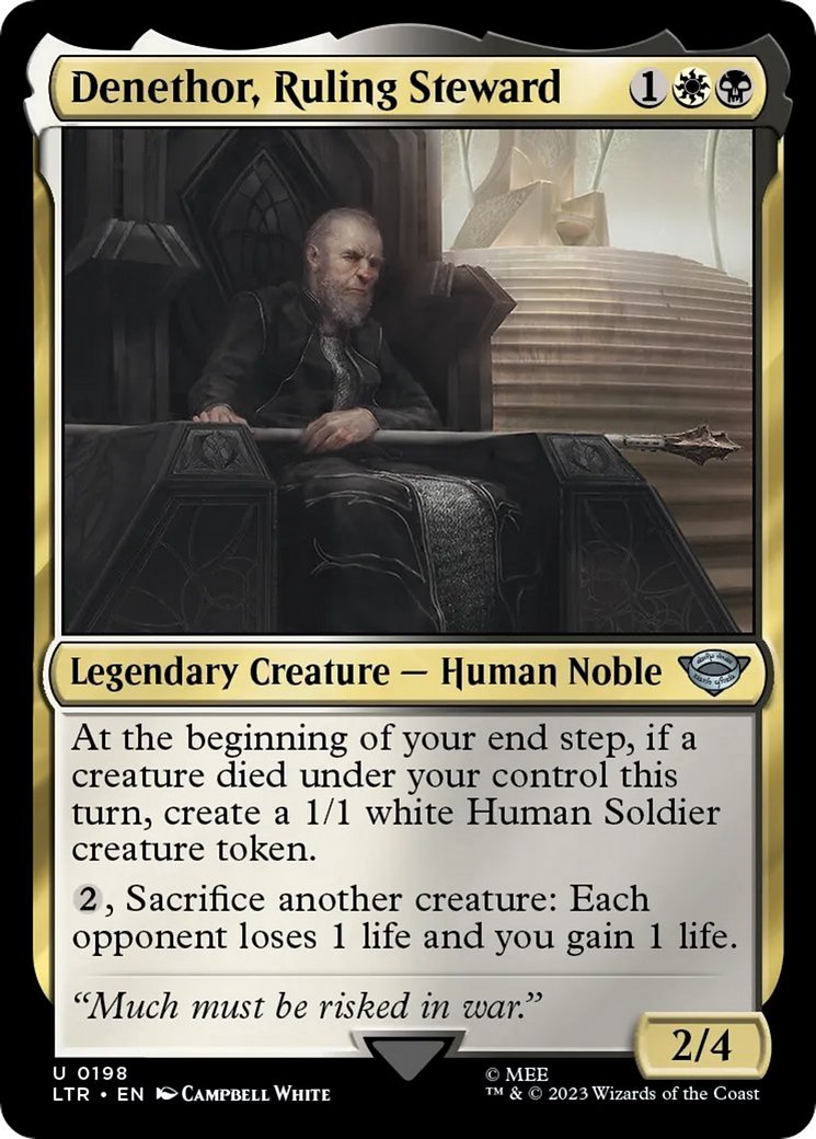 MTGSpoilerBot's tweet photo. Birthday Escape (🎨: David Álvarez)
🔗: https://t.co/8bwFRYCQ3j

Denethor, Ruling Steward (🎨: @moosebaby9000)
🔗: https://t.co/lG72HsDs3z

Pippin, Warden of Isengard (🎨: @vikomenezes)
🔗: https://t.co/B7JZUH5s3v https://t.co/ZIJcVzACbm