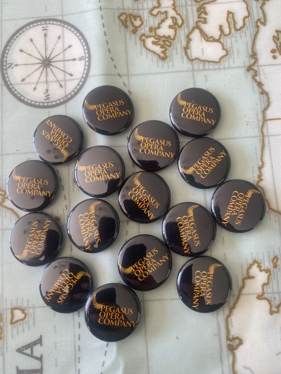 Delighted to receive badges #merchandise from <a href="/elbadges/">Everybody Loves Badges</a> just in time for our Windrush Anniversary Concerts launching this Friday!

BOOK: pegasusoperacompany.org/whats-on/