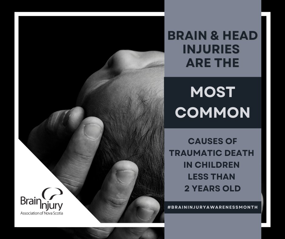 Traumatic brain injuries occur every 3 minutes in Canada and are a risk at all phases of life, but research shows that brain injuries are the leading cause of traumatic death in infants under two years old.

#BrainInjuryAwarenessMonth #BIAM #BrainInjury #BrainInjuryAwareness