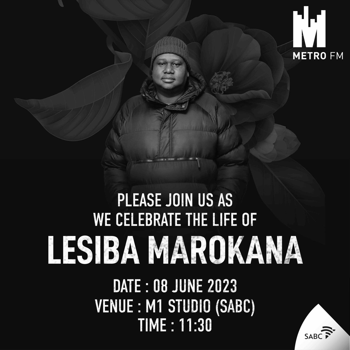 METROFM SABC on Twitter "🕊🕊 Join us as we celebrate the life of Lesiba