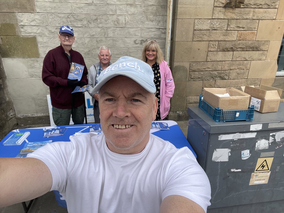 Street Stall in Bellshill Today 
Come and say hello 
#VoteALBA