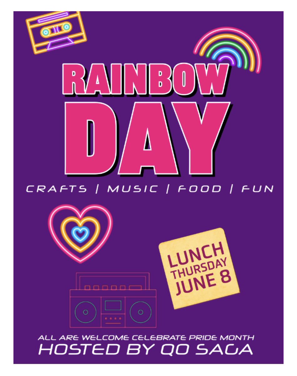 Elicia Eberhart-Bliss, QOHS AP (@qohsap_eb) on Twitter photo ➡️Wear your Pride swag today and head to the main lobby at lunch for a Rainbow Day celebration with music, button making, trivia, and more! 🏳️🌈⚧️🏳️⚧️ Happy #PrideMonth2023! <a href="/QuinceOrchardHS/">Quincy the Cougar</a> @QOHSPrin_Thomas @QOHS_AP <a href="/QOHSCounseling/">QO Counseling</a> <a href="/QuinceOrchardTV/">QOTV</a> <a href="/QOAthletics/">Quince Orchard Athletics</a> <a href="/QOBands/">Cougar Bands</a> <a href="/QOHSTheatre/">QO Theatre</a> ➡️Wear your Pride swag today and head to the main lobby at lunch for a Rainbow Day celebration with music, button making, trivia, and more! 🏳️🌈⚧️🏳️⚧️ Happy #PrideMonth2023! <a href="/QuinceOrchardHS/">Quincy the Cougar</a> @QOHSPrin_Thomas @QOHS_AP <a href="/QOHSCounseling/">QO Counseling</a> <a href="/QuinceOrchardTV/">QOTV</a> <a href="/QOAthletics/">Quince Orchard Athletics</a> <a href="/QOBands/">Cougar Bands</a> <a href="/QOHSTheatre/">QO Theatre</a>