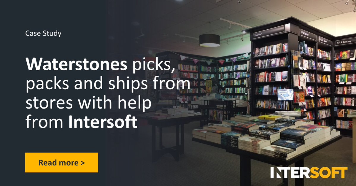 Adapting to the fast-paced changes of #eCommerce is essential for retailers like Waterstones ⏩

📚📦 Intersoft's fast, simple API allowed the bookseller to produce delivery labels and ship from their stores.

Read more here: hubs.la/Q01RWJjW0

#Waterstones #ShipFromStore