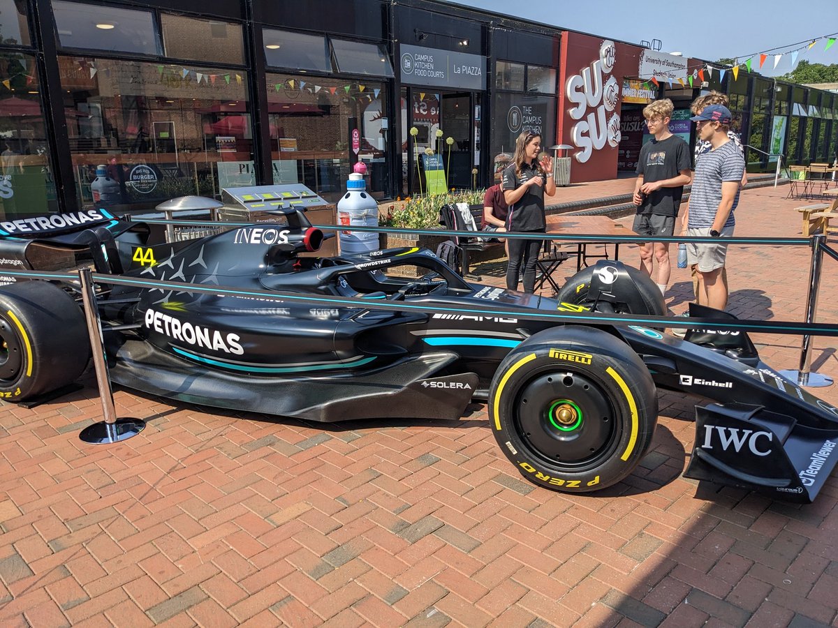 Christina Vanderwel (@c_vanderwel) on Twitter photo Fun to see <a href="/MercedesAMGF1/">Mercedes-AMG PETRONAS F1 Team</a> car visiting the University of Southampton today. ποΈ βοΈ <a href="/unisouthampton/">University of Southampton</a> Fun to see <a href="/MercedesAMGF1/">Mercedes-AMG PETRONAS F1 Team</a> car visiting the University of Southampton today. ποΈ βοΈ <a href="/unisouthampton/">University of Southampton</a>