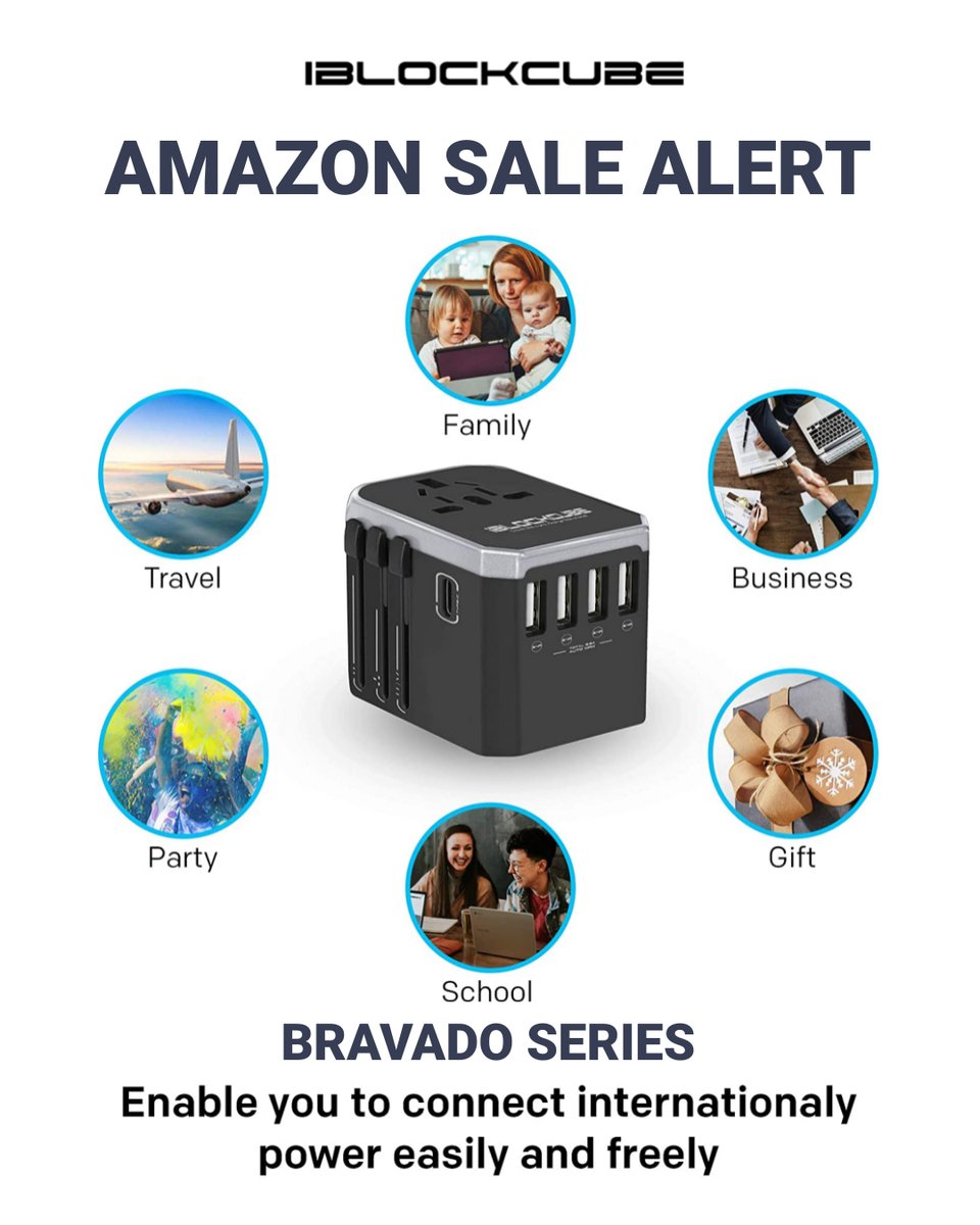 𝗖𝗵𝗲𝗰𝗸 𝗼𝘂𝘁 𝗼𝘂𝗿 𝗕𝗿𝗮𝘃𝗮𝗱𝗼 𝘀𝗲𝗿𝗶𝗲𝘀 𝗼𝗻 #𝗔𝗺𝗮𝘇𝗼𝗻! 

Visit our shop here 👇👇👇
rfr.bz/t5scwps

#travel #travelessentials #traveladapter #travelhack #amazon #amazonfinds #amazon #sales #alert #discount #bravado  #iBlockCube