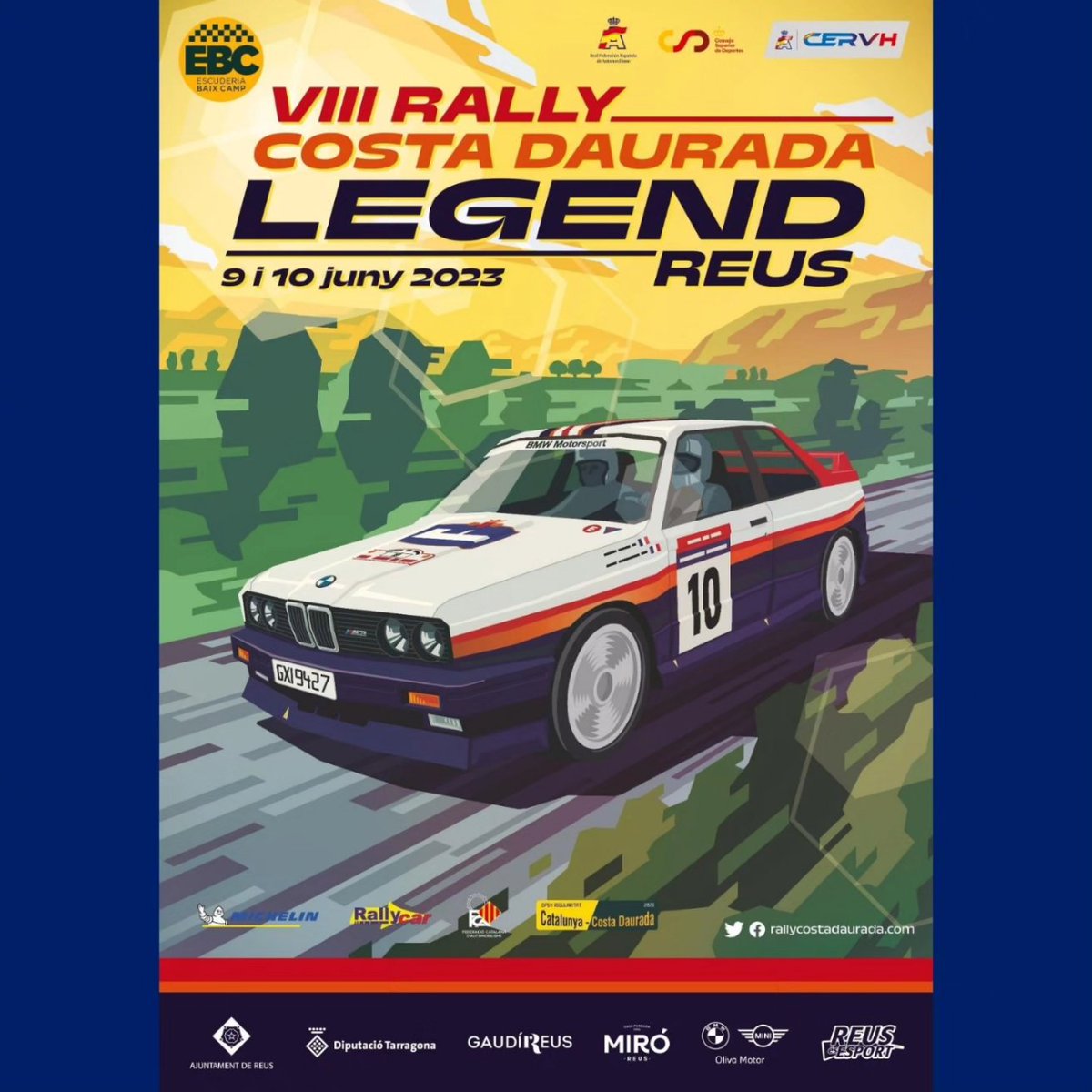 FCAutomobilisme's tweet image. 🏷️ RAL·LIS
🎯 RALLY COSTADA DAURADA LEGEND REUS
ℹ️ Informació
🌐 rallycostadaurada.org

#FCAutomobilisme #motorsport #automobilisme #curses #informacio #capdesetmana #quefaig #rally #costa #daurada #legend #reus
