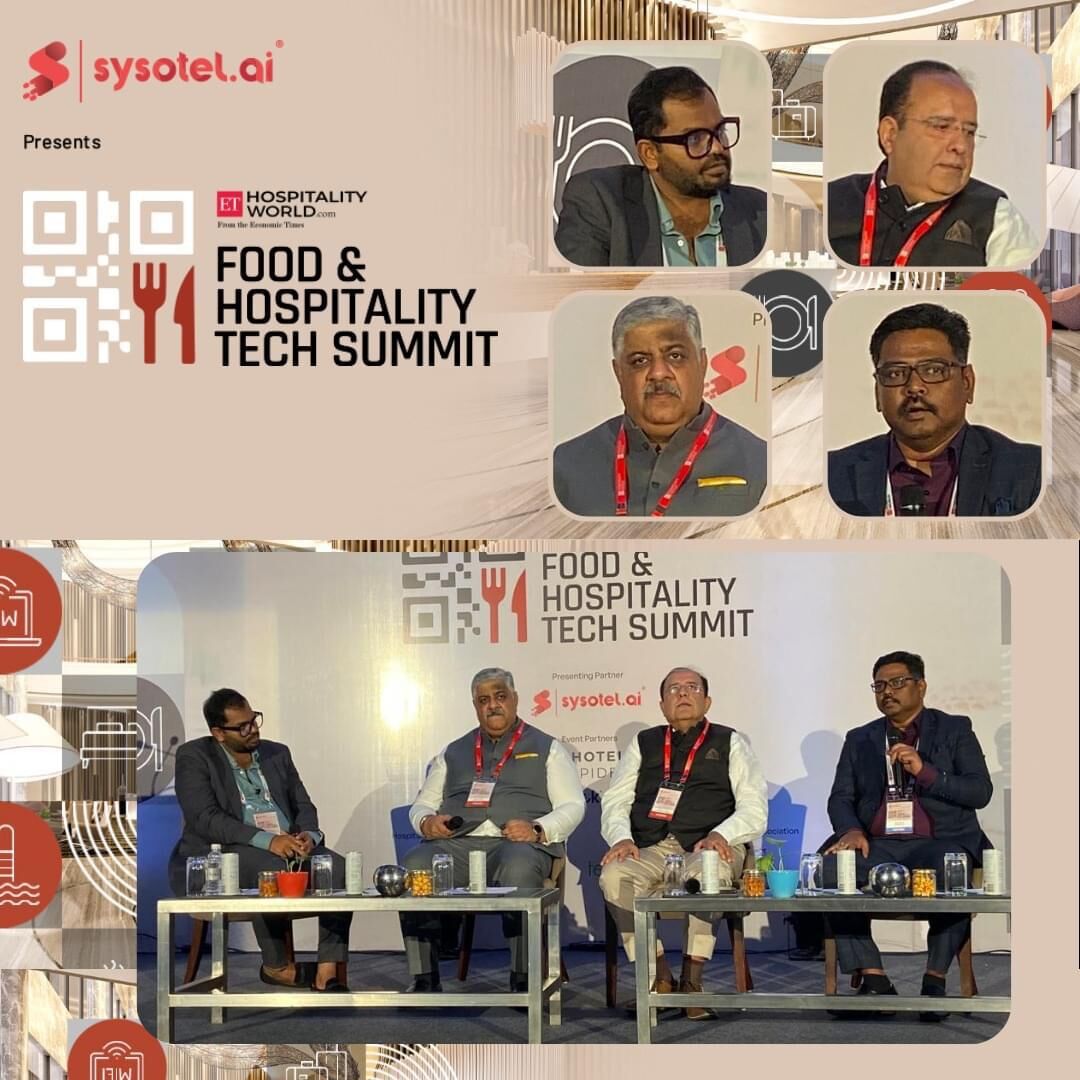 sysotel's tweet photo. We are thrilled that our visionary Founder and CEO, Raj Sahu, represented https://t.co/tpXxYWkrsz™ at the #ETHospitalityWorld Food & Hospitality Tech Summit. It is an incredible platform to explore the cutting-edge advancements shaping the industry. #ETFoodTechSummit #Sysotelai https://t.co/8otKH3DVkX