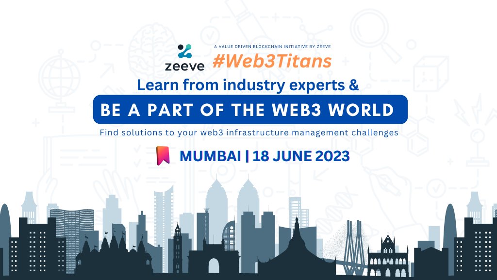 🌐 Save the date! 📅 Join us for an extraordinary event, Mumbai Web3Titans by Zeeve, on June 18th! 🚀

👉 Register here: lu.ma/mumbai2

#Web3Titans #MumbaiEvent #Zeeve #HackTheLeague #Web3Revolution