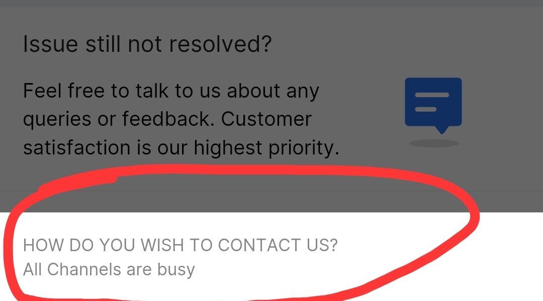 tiwarishridutt's tweet photo. Extremely disappointed with @Flipkart customer support!  Neither chat nor call works!
All I get is 'customer support is busy, call again later' or 'all channels are busy' in chat. 
Can't even change my phone number due to errors. Seriously, get your act together! #FlipkartFail https://t.co/iO22jQiaPB