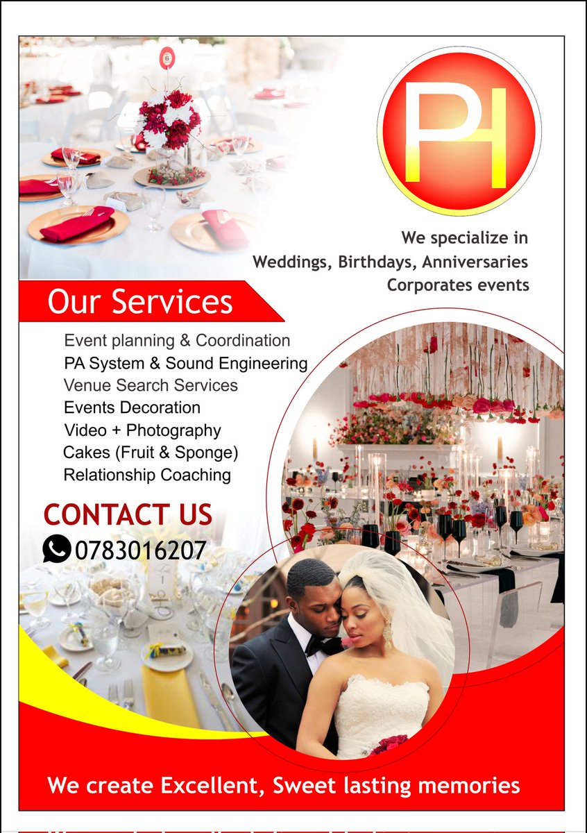 passion_hub's tweet photo. Our mission is clear! We create perfect Events, flawless, stress-free &amp; on budget events. 

Let us assist you plan your wedding/birthday/corporate event.

Cell/App +263774848984 https://t.co/e6jxixDzOs