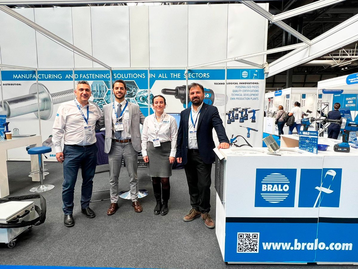 BRALO_es's tweet image. BRALO UK has the latest developments in #riveting tools and a wide range of Structural and blind #rivets available on Stand F128 at @SubconShow , today 8th June in the NEC (Birmingham)
@BRALO_es #Distribution of #fixings &amp;amp; #riveters at #Subconexpo2023 #supplier #manufacturer