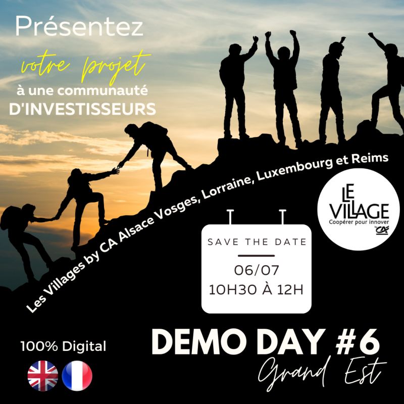 VillagebyCALorraine ๐โจ (@villagebyca_lor) on Twitter photo ๐
6รจme รฉdition du ๐๐๐ฆ๐จ ๐๐๐ฒ Grand Est, rendez-vous ๐ฅ๐ ๐ฃ๐๐ฎ๐๐ข ๐ ๐ฃ๐ฎ๐ข๐ฅ๐ฅ๐๐ญ ๐๐๐ก๐๐ โฝ ๐๐๐ก๐๐.
Vous avez jusquโau mardi 27 juin pour vous inscrireโฏ:ย
๐ธ ๐ฐ๐๐๐๐๐๐๐๐๐๐๐๐ ๐ lnkd.in/eFug_dPp
๐น ๐๐ฉ๐๐ง๐ฉ-๐ช๐ฅ๐จ ๐ lnkd.in/ebPSd8zn ๐
6รจme รฉdition du ๐๐๐ฆ๐จ ๐๐๐ฒ Grand Est, rendez-vous ๐ฅ๐ ๐ฃ๐๐ฎ๐๐ข ๐ ๐ฃ๐ฎ๐ข๐ฅ๐ฅ๐๐ญ ๐๐๐ก๐๐ โฝ ๐๐๐ก๐๐.
Vous avez jusquโau mardi 27 juin pour vous inscrireโฏ:ย
๐ธ ๐ฐ๐๐๐๐๐๐๐๐๐๐๐๐ ๐ lnkd.in/eFug_dPp
๐น ๐๐ฉ๐๐ง๐ฉ-๐ช๐ฅ๐จ ๐ lnkd.in/ebPSd8zn