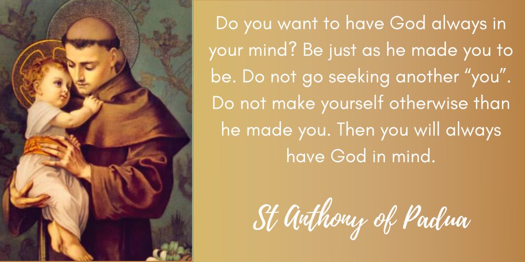 Have you ever lost something and prayed to St Anthony?
Happy feast day!
@stAnthonysCPS
@StAnthonysGirls
@StAnthonysPrep
@St_Anthonys3
@stanthonyslough
@stanthonysm22
@StAntsShipley
@Stantclayton
@HolyInfantsRCP
@PaduaLiverpool