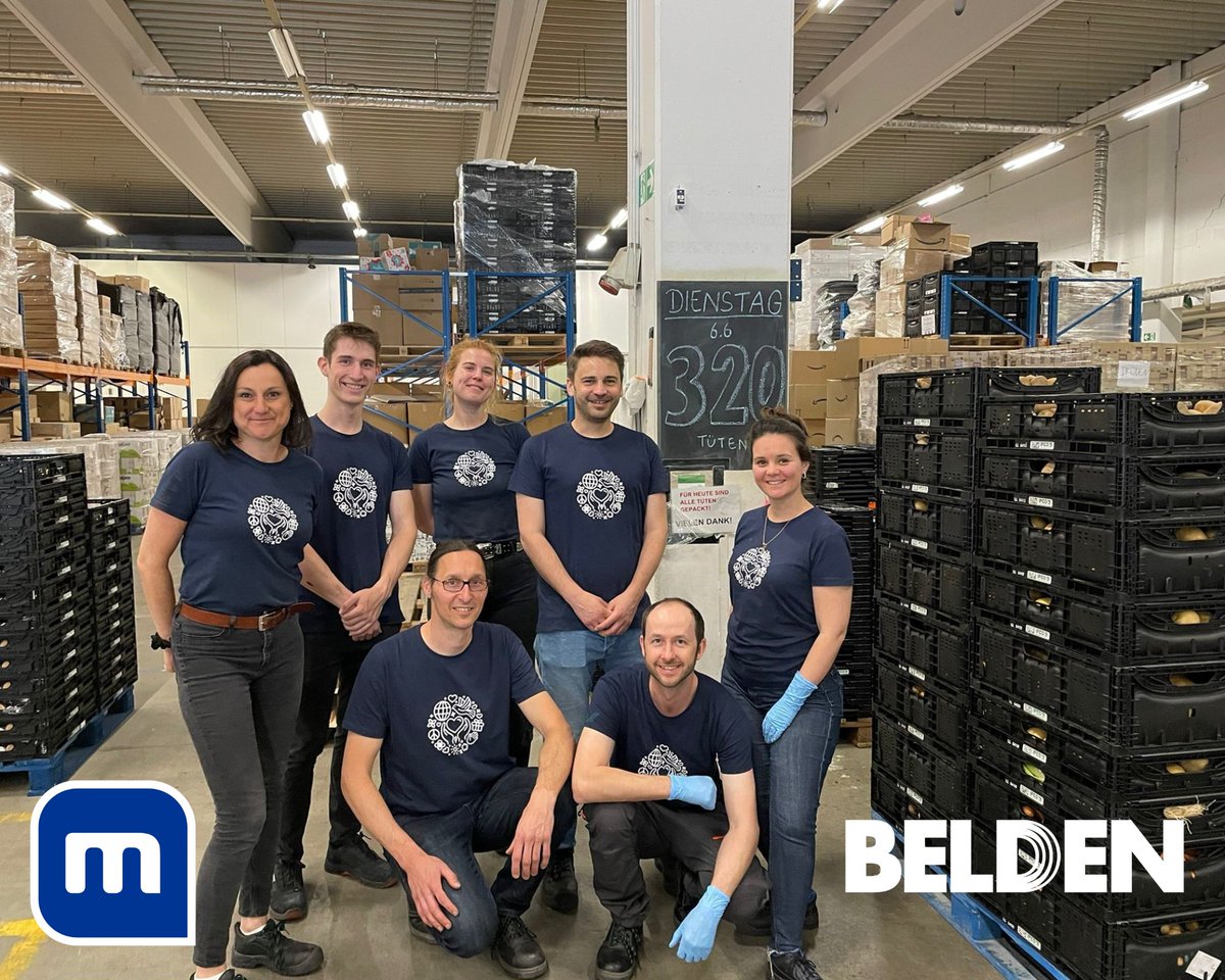 macmon_DE's tweet photo. Belden hat das großartige Programm Connect with community. Alle Belden-Mitarbeiter können fünf Tage im Jahr für freiwillige Dienste nutzen.
Unser Marketingteam bei macmon hat die Berliner Tafel unterstützt.
#Team #Gemeinschaft #Erfahrung #beldenpwr #ConnectWithCommunity https://t.co/JjLBUeTX1k