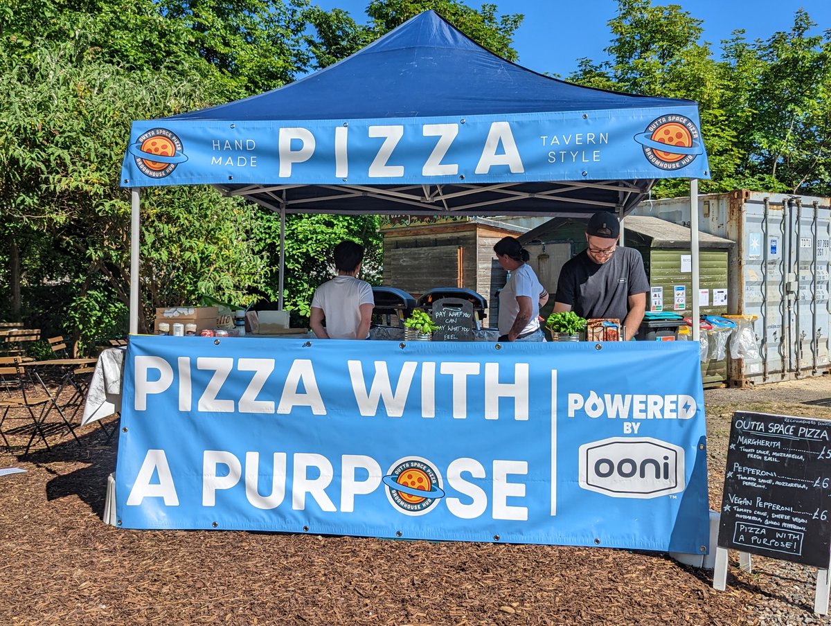 CoorieFood's tweet photo. Thank you @ScotCCAN for having us at your ECAN Summer Garden Party yesterday!

It was a great opportunity to discuss the importance of locally-driven #climate action with the #Leith community over some fresh, hand-made #pizza!

#PizzaWithAPurpose #PoweredByOoni https://t.co/mb9Lox3Q73