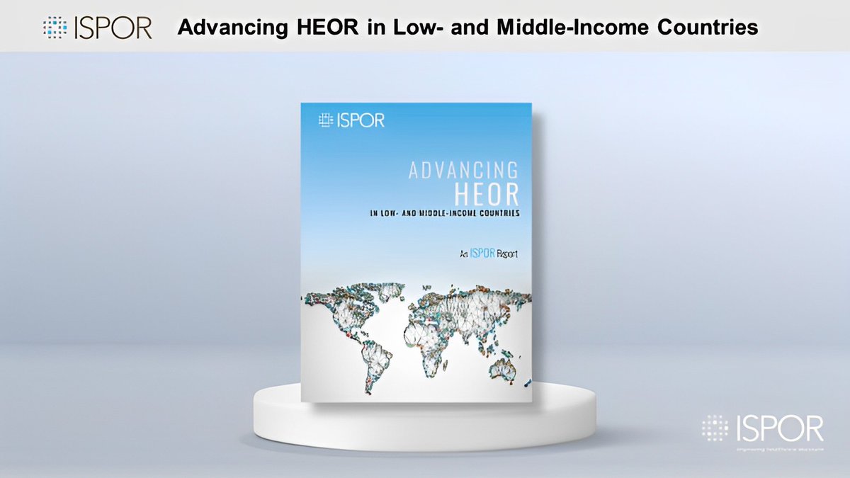 📢 We are thrilled to announce the release of ISPOR's latest report, "Advancing HEOR in Low- and Middle-Income Countries." Did you know that 65% of ISPOR chapters are based in LMICs?

Download the full report here: ow.ly/tT9850OG20e

#HEOR #LMICs #ISPOR