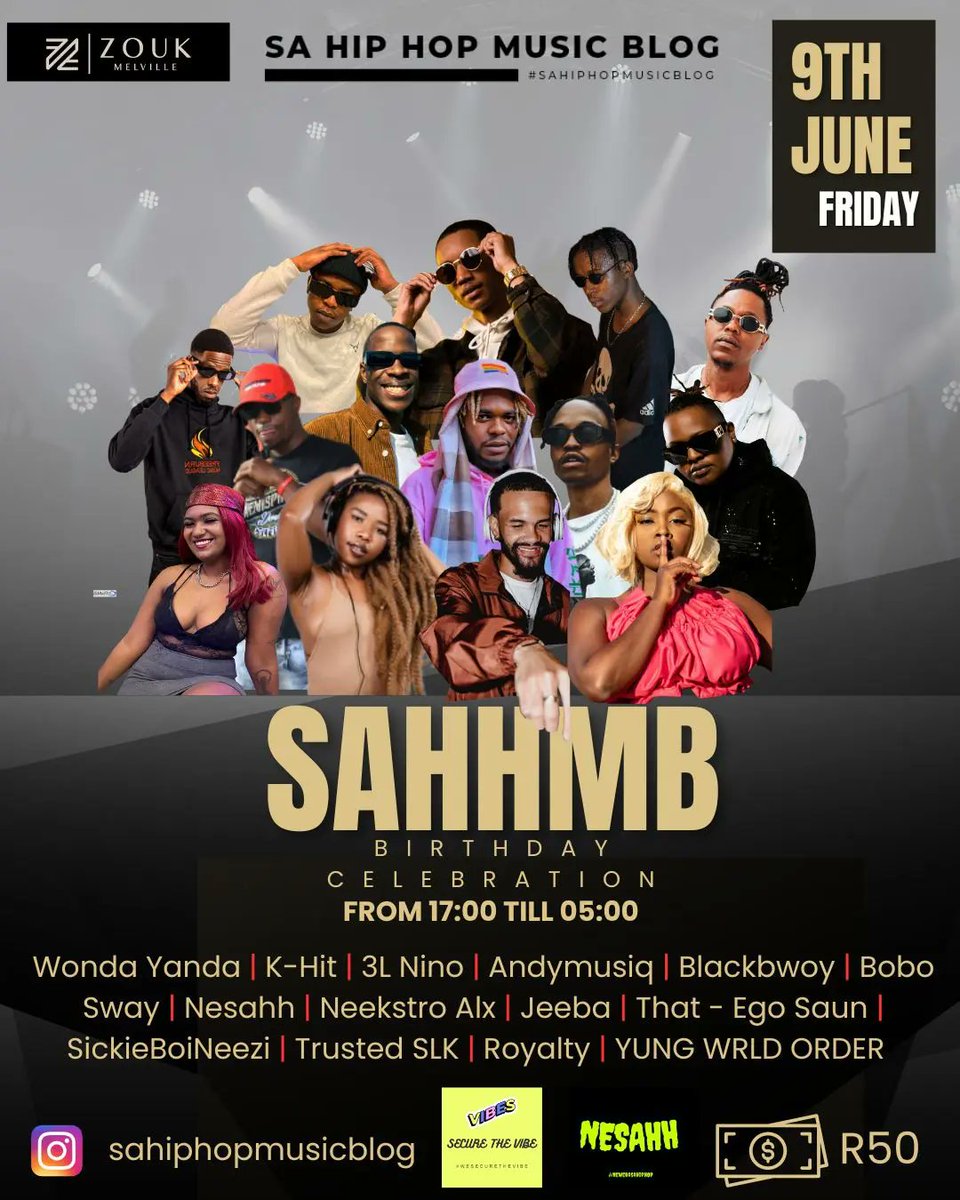 bobo_sway's tweet photo. Sup 20SWAYTEEN Gang🔥🔥🚀🚀. Tomorrow pull through catch me @zoukmelville for @sahiphopmusicblog @sahhmbtour from 17:00-05:00 pull up early so we can party One Way. R50 Gets You In🔥👊🏿
#BoboSway
#FeedTheStreets
#SAHHMBTOUR
#NewEraSaHipHop
#Sahiphopmusicblogmag
#20SwayTeen https://t.co/iBr5jBMCHN