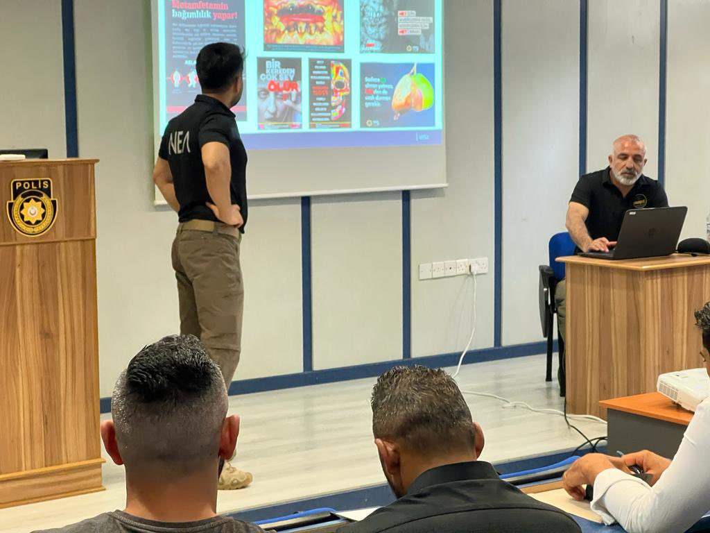 narkoakademi's tweet photo. ‘’Narko-Rehber Eğiticilerin Eğitimi’’ Kuzey Kıbrıs Türk Cumhuriyeti kolluk kuvveti personeline yönelik KKTC’de Başkanlığımız tarafından düzenlenmektedir. https://t.co/h1xKGEWNOT