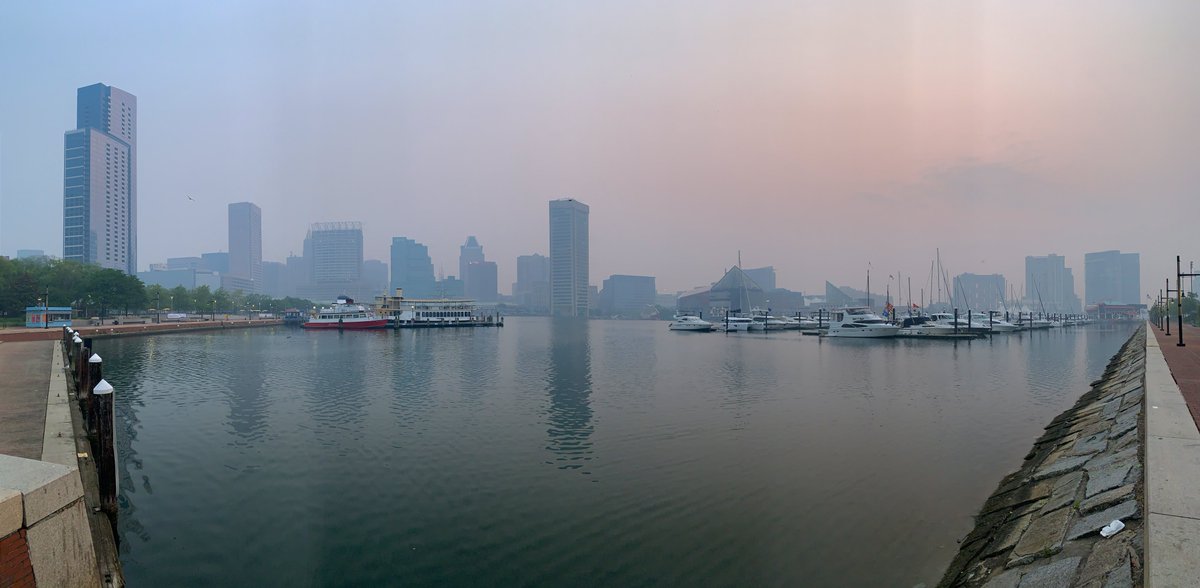 erick_ferris's tweet photo. Another dense lemon blueberry fountain soda smoothie (got that?) #sunrise at the #InnerHarbor #Baltimore #MDwx #Smoky #Hazy #Thiccccc ππ«π
π¨ https://t.co/BaQkgzdgLB