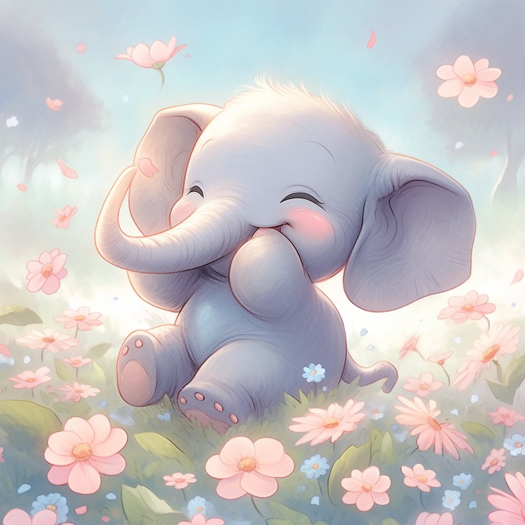 This picture is one of my fav feel good pics so i thought id share.
#Elephant #BabyElephant #ArtisticShare #ArtInspiration #CuteElephant #IllustrationArt #ArtistsOnTwitter
#AiArtCommunity #ChildrensIllustration #BabyAnimalArt #ArtistsOnTwitter #Midjourney