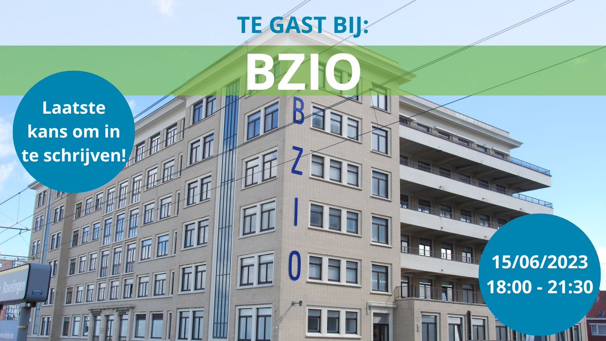 Zorgvzw's tweet photo. 🗣️ Laatste kans om in te schrijven! ⚠️
➡️ Te gast bij: BZIO
🕓 Wanneer? Donderdag 15 juni 2023
📍 Waar? BZIO, Zeedijk 286, 8400 Oostende
Schrijf je nu nog in voor deze activiteit! 👉🏼 https://t.co/ZcuT9F6I28
#activiteit #tegastbij #bzio #tegastbijbzio #lean #leaninzorgenwelzijn https://t.co/7rVc80mM7B